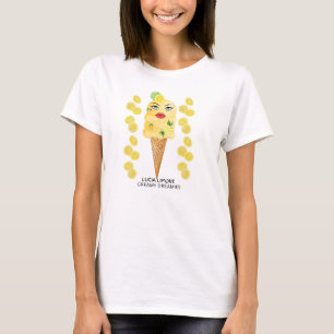Womens t-shirt Lucia Limone Creamy Dreamies