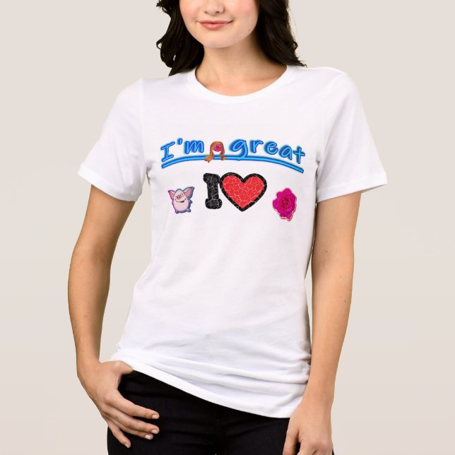Women's t-shirt Tri-Blend shirt (Front)