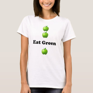 Women's t-shirt with Eat Green design