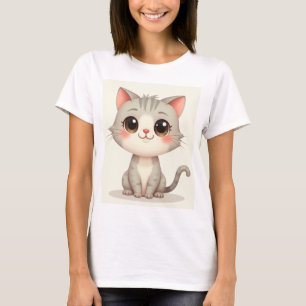 Women's T-Shirts (a cute cat)