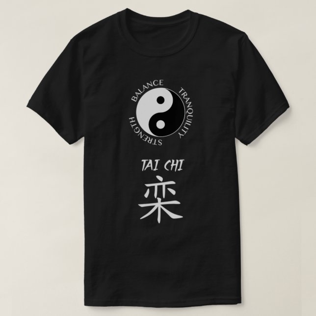 Womens Tai Chi Chuan Chinese Martial Arts Yin Yang T-Shirt (Design Front)