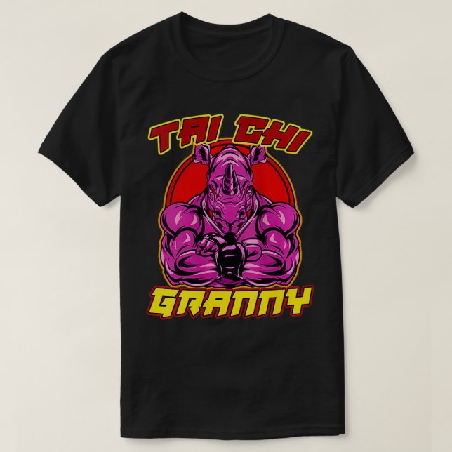 Womens Tai Chi Granny Martial arts  T-Shirt (Design Front)