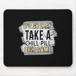 Womens Take A Mind Pause Funny Relax Quiz Game Lin Mouse Mat