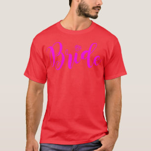 Womens Team Braut T-Shirt Bride to Be Decoration H