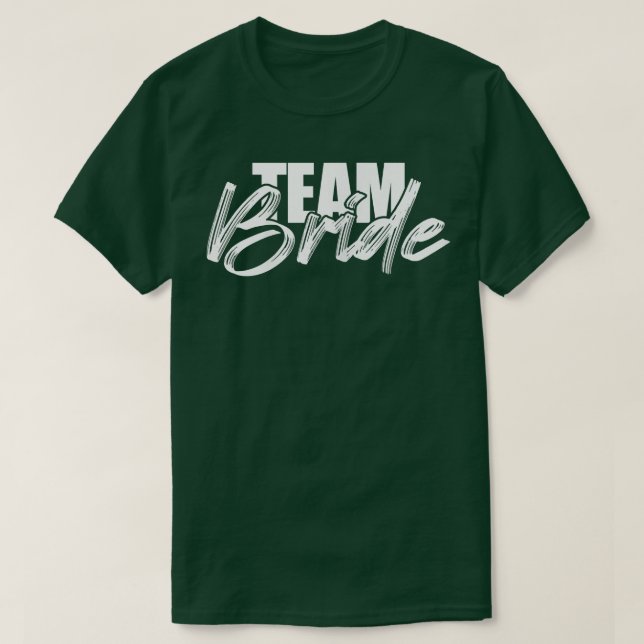 Womens Team Bride Bachelorette Party Bride Squad  T-Shirt (Design Front)