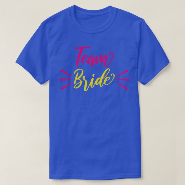 Womens Team Bride Fun  T-Shirt (Design Front)