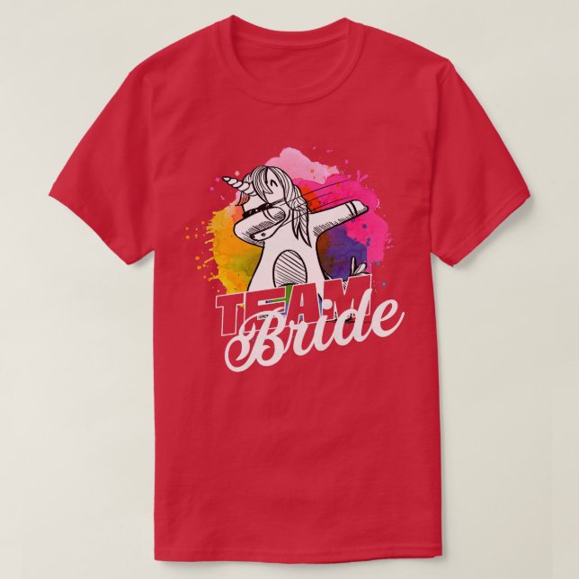 Womens Team Bride - Women Bachelorette Hen Night P T-Shirt (Design Front)