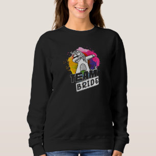 Womens Team Bride  Women Bachelorette Hen Night Pa Sweatshirt