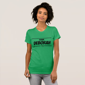 Women's Team Deb, Name Customizable T-Shirt