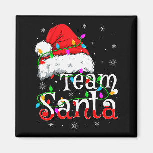 Womens Team Santa Xmas Pajamas Matching Family Gro Magnet