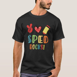 Womens Team SPED Team Special Education Teacher Ra T-Shirt