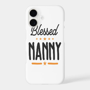 Womens Tee Blessed Nanny Grandma Gift