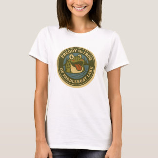 Women's Tee Freddy the Frog on Paddleboat Lake