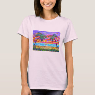 Women's Tee - Peaceful Tropical Paradise