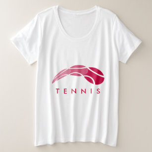 Women's tennis clothing plus size sport tee shirt