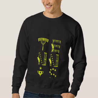 Womens Tennis Club Sports Court Match Coach Ball R Sweatshirt