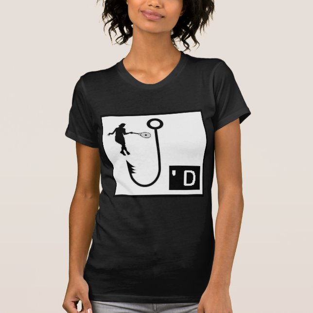 Womens Tennis Hooked T-Shirt (Front)
