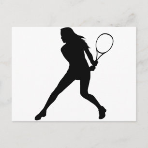 Women's Tennis Postcard