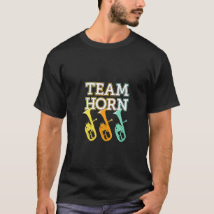 Womens Tenor Alto Horn Player Team Brass Marching  T-Shirt
