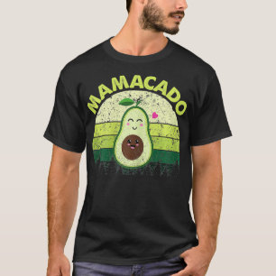 Womens Th Mamacado Avocado Pregnancy Announcement  T-Shirt