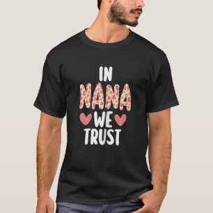 Womens thank god I'm a nana grandmother T-Shirt