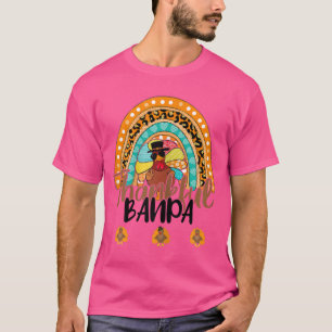 Womens Thankful T-Shirt Leopard Rainbow Turkey Tha