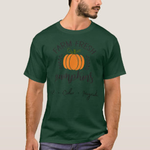 Womens Thanksgiving Pumpkin Halloween Fall Casual T-Shirt