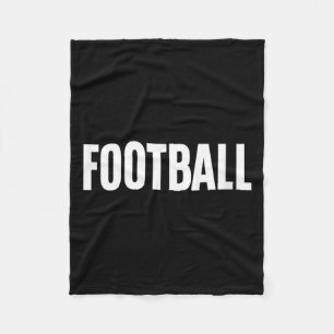 Womens That Says Football Shirt - A Design That Fleece Blanket