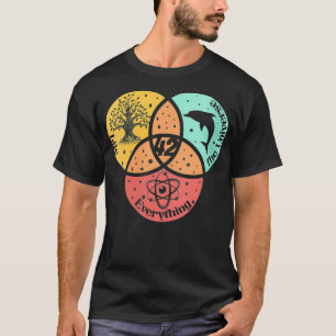 Womens The 42 Answer to Life The Universe and Ever T-Shirt