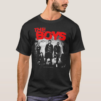 Womens The Boys Graffiti Group Photo VNeck  T-Shirt