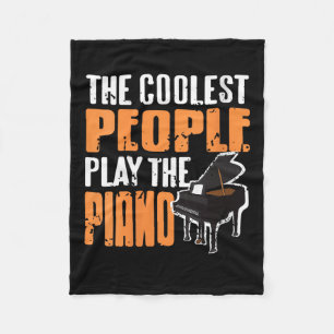 Womens The Coolest People On Earth Definitely Play Fleece Blanket