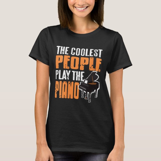 Womens The Coolest People On Earth Definitely Play T-Shirt (Front)