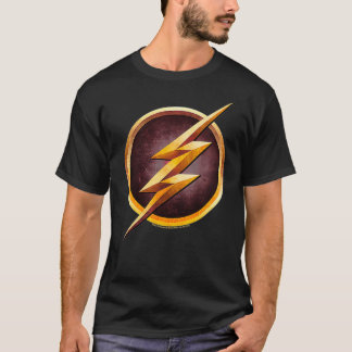 Womens The Flash TV Series Chest Logo VNeck  T-Shirt
