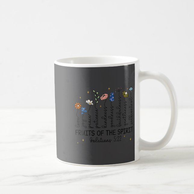 Womens The Fruits Of The Srit Christian Wildflower Coffee Mug (Right)