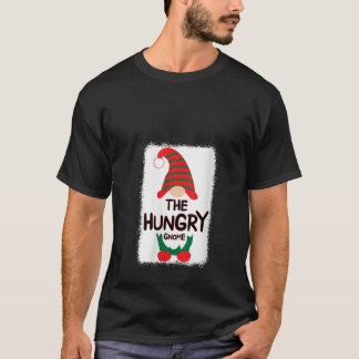Womens The Hungry Gnome Matching Family Christmas  T-Shirt