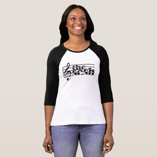 Women's "the sesh" Musical Scale 3/4-Sleeve T-Shirt