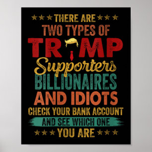Womens There Are Two Types Of Trump Supporters Bil Poster