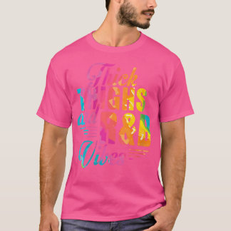 Womens Thick Thighs Rb Vibes T-Shirt