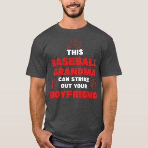 Womens this baseball grandma can strike out ball s T-Shirt