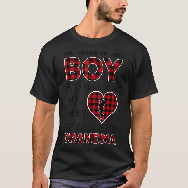 Womens This Boy Who Kinda Stole My Heart He Calls  T-Shirt (Front)