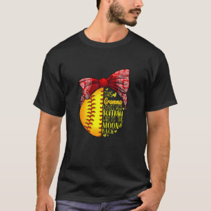 Womens This Gramma Loves Her Softball Girl Softbal T-Shirt