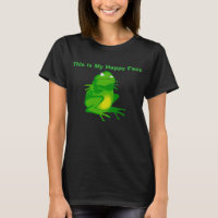 Women's This is My Happy Face Grumpy Frog T-Shirt