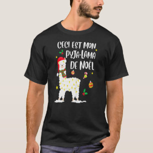 Womens This Is My Llama Christmas Pyjamas For Wome T-Shirt