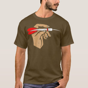 Womens Throwing Darts Pin Cool Sports Player Mum T-Shirt
