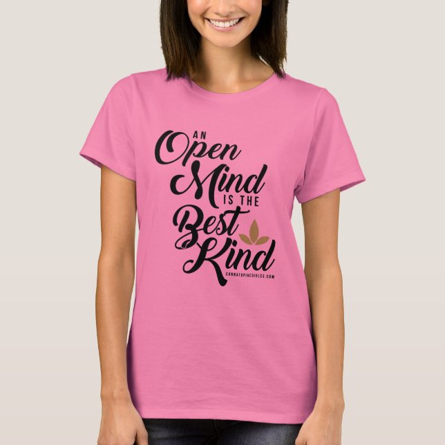 Women's Tie-Dye Cannatopia Open Mind Tee (Front)