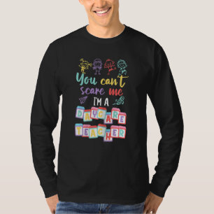 Womens Tiny Human Tamer You Can Scare Me I M A Day T-Shirt