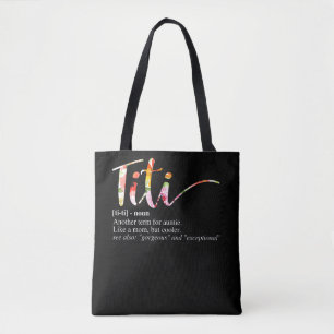Womens Titi Definition Another Term For Auntie coo Tote Bag