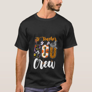 Womens Tk Teacher Boo Crew Ghost Funny Halloween T T-Shirt