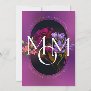 Womens, To the World, Mother's Day or Birthday,   Holiday Card