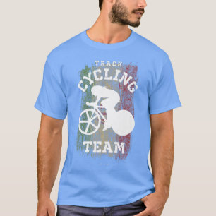 Womens Track Cycling Iran Road Bike Speed Cyclist T-Shirt